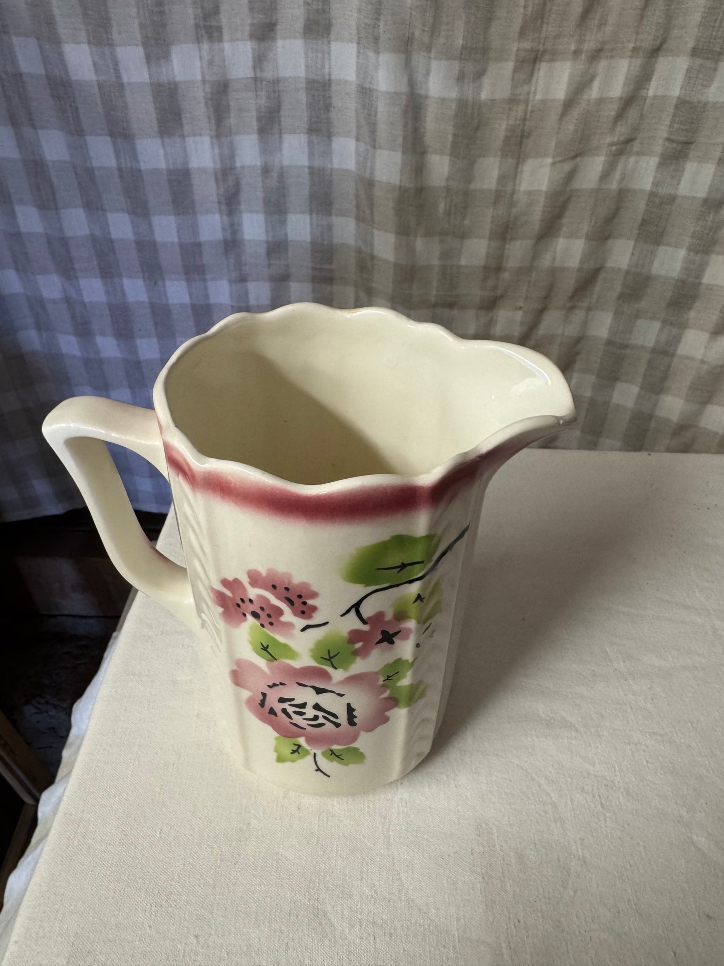 Kanna i grönt och rosa