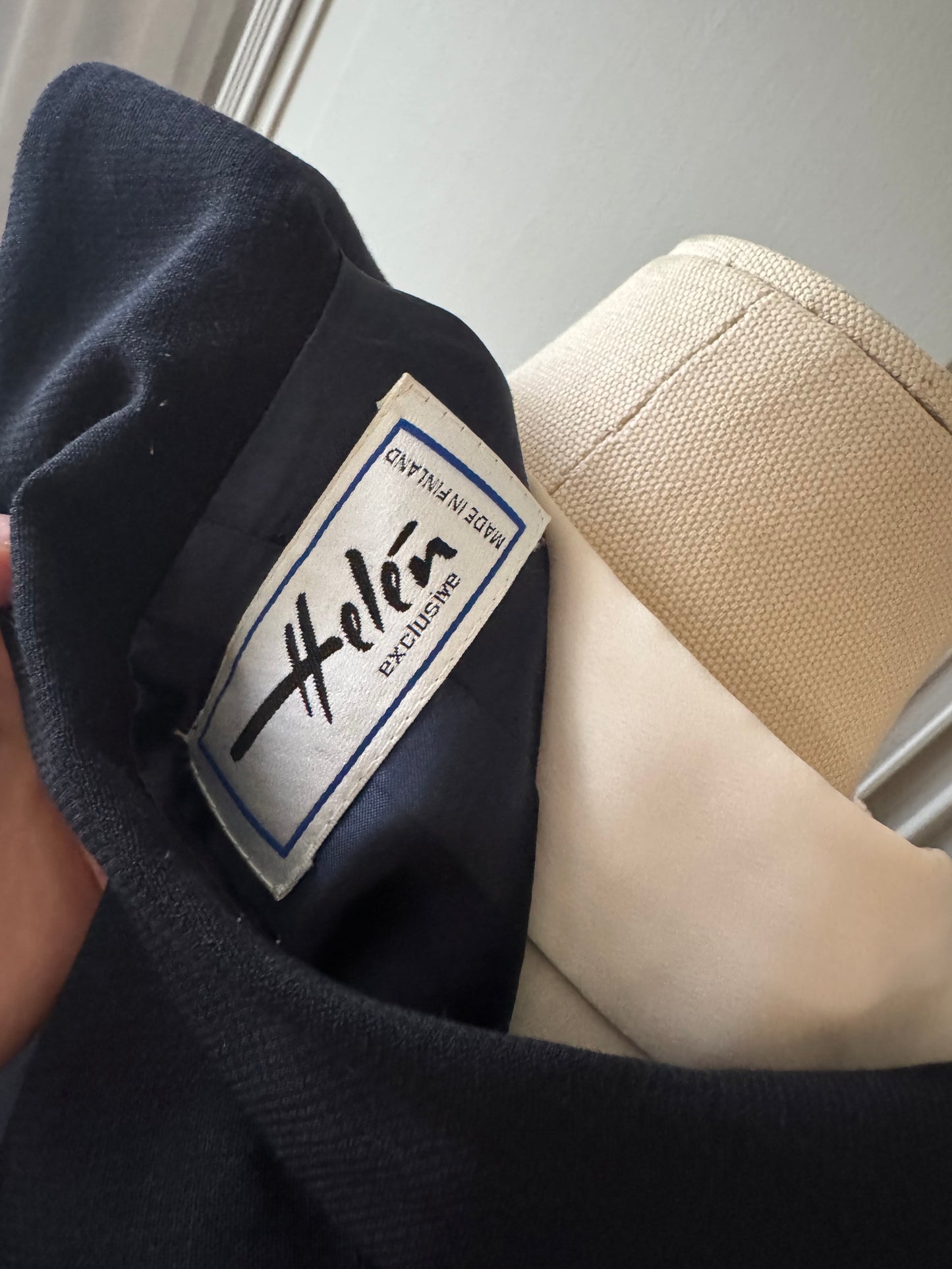 Marinblå kavaj vintage - Helén Exclusive