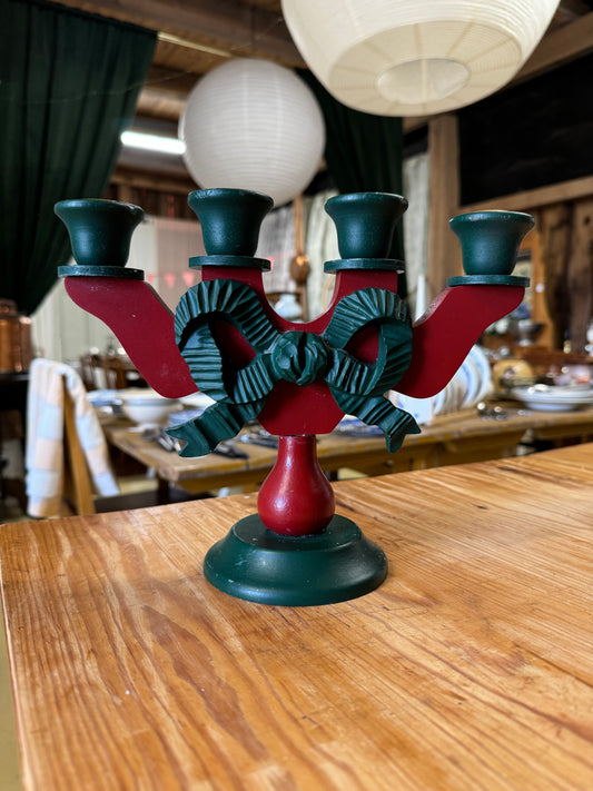 Adventsljusstake rosett