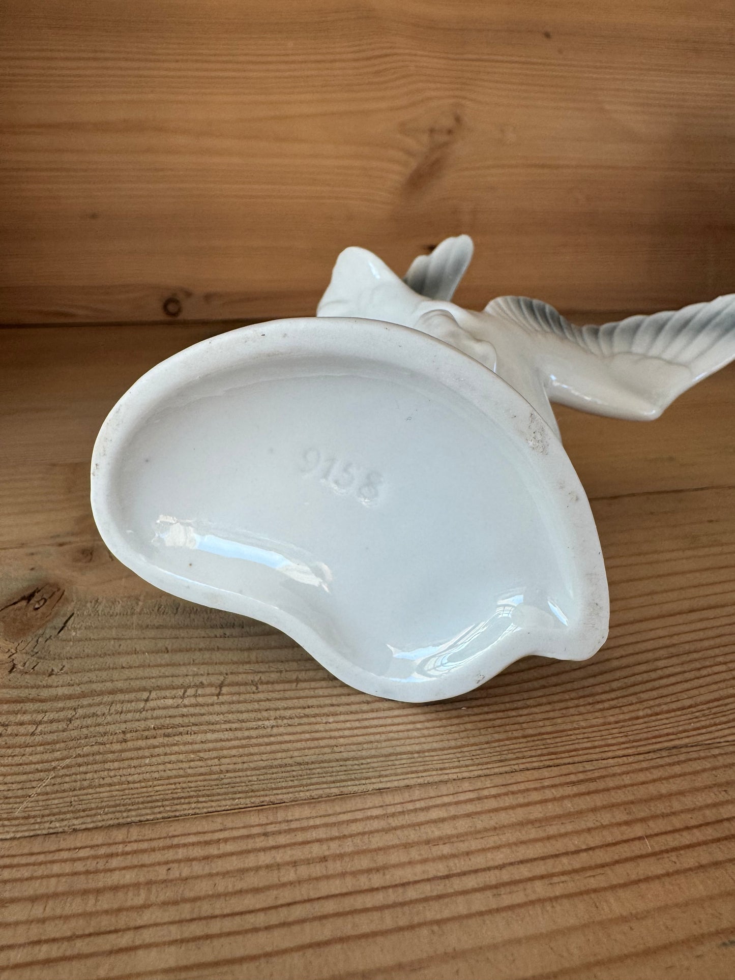 Dekorativ porslinsfigur – gäss, vintage 60-tal