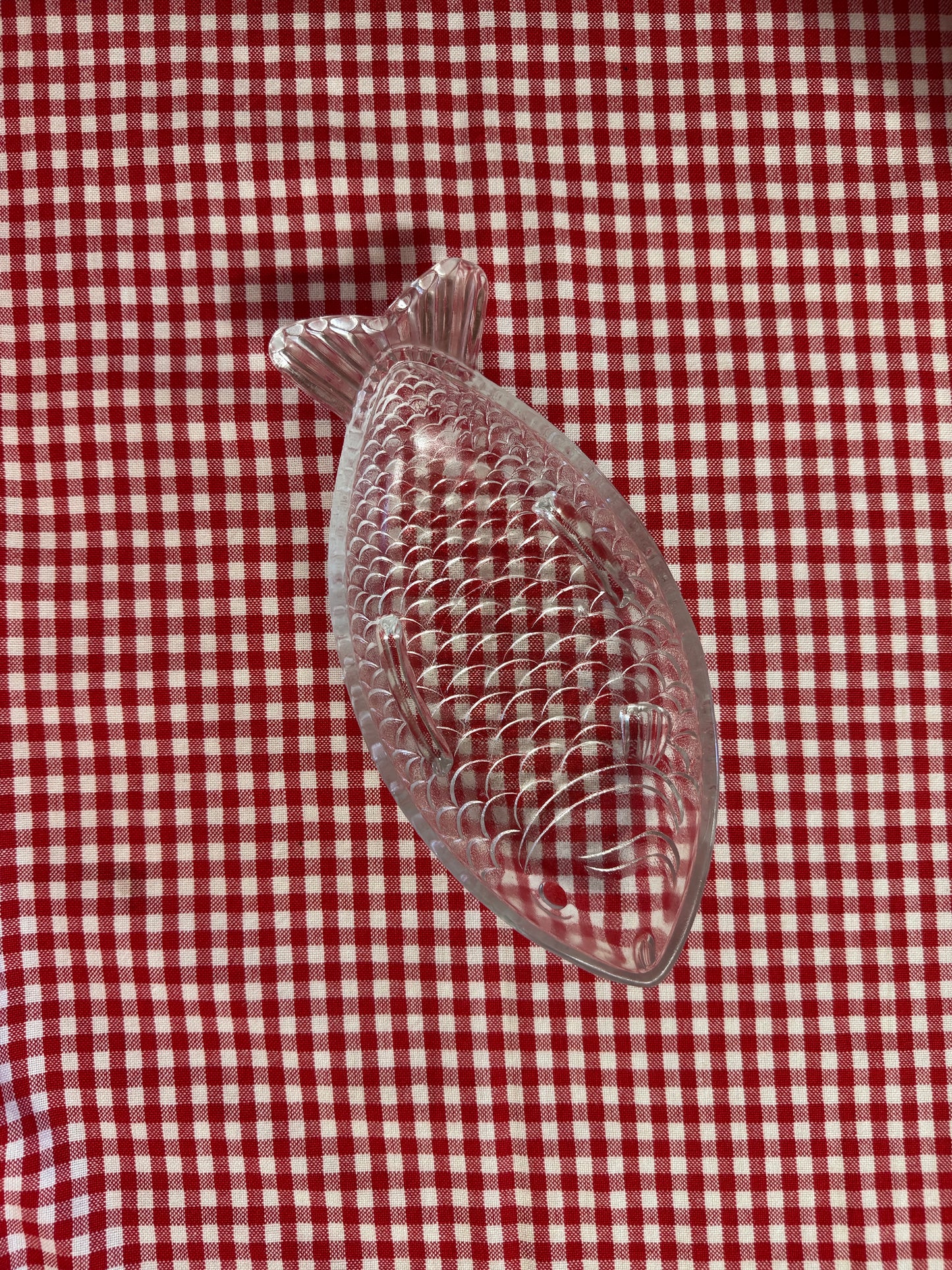 Uppläggningsfat fisk i glas