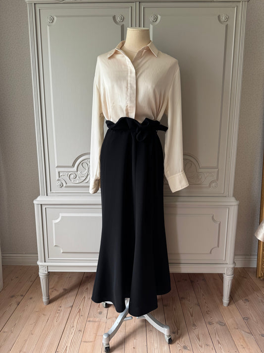 Svart mermaid långkjol