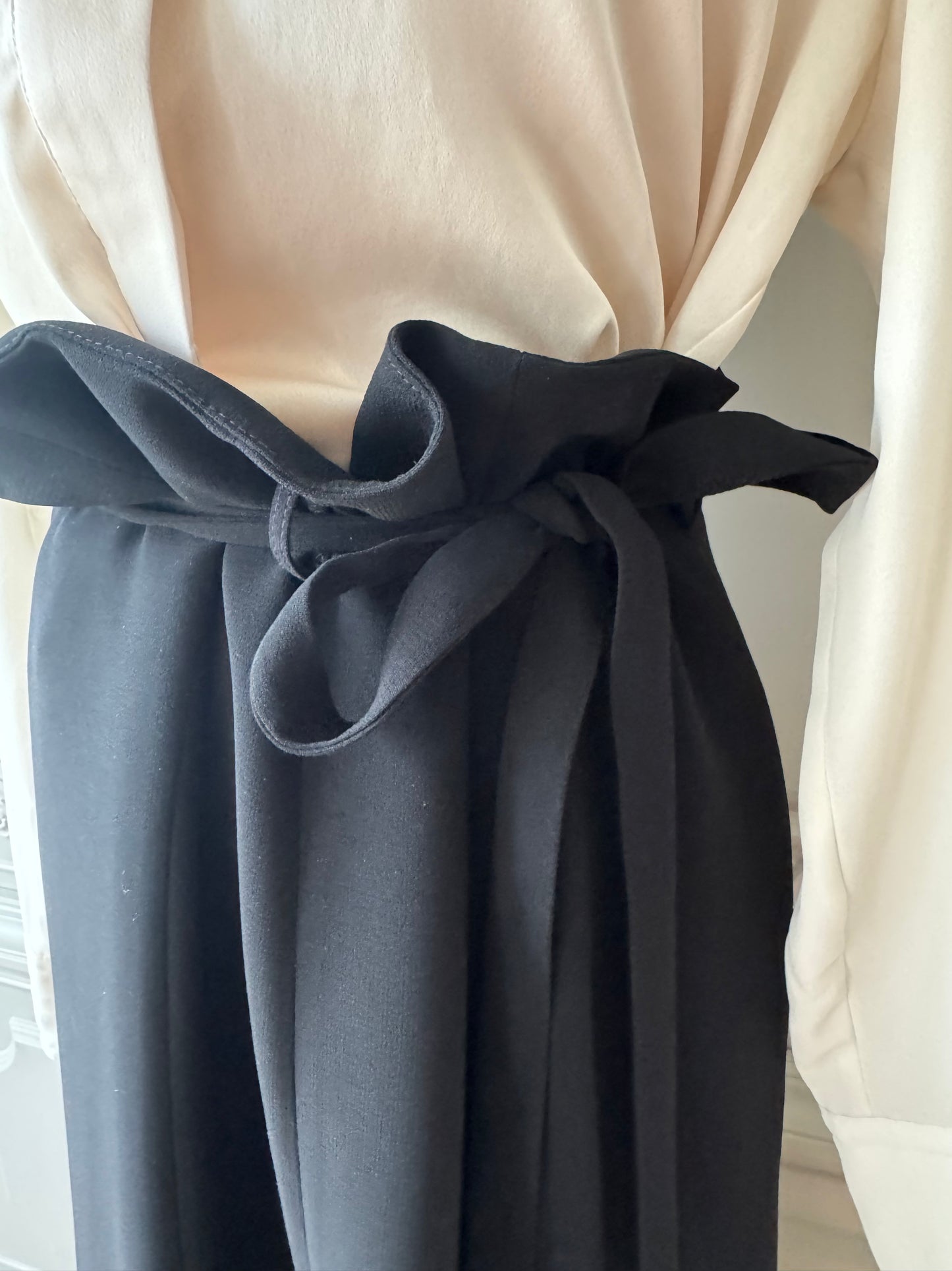 Svart mermaid långkjol