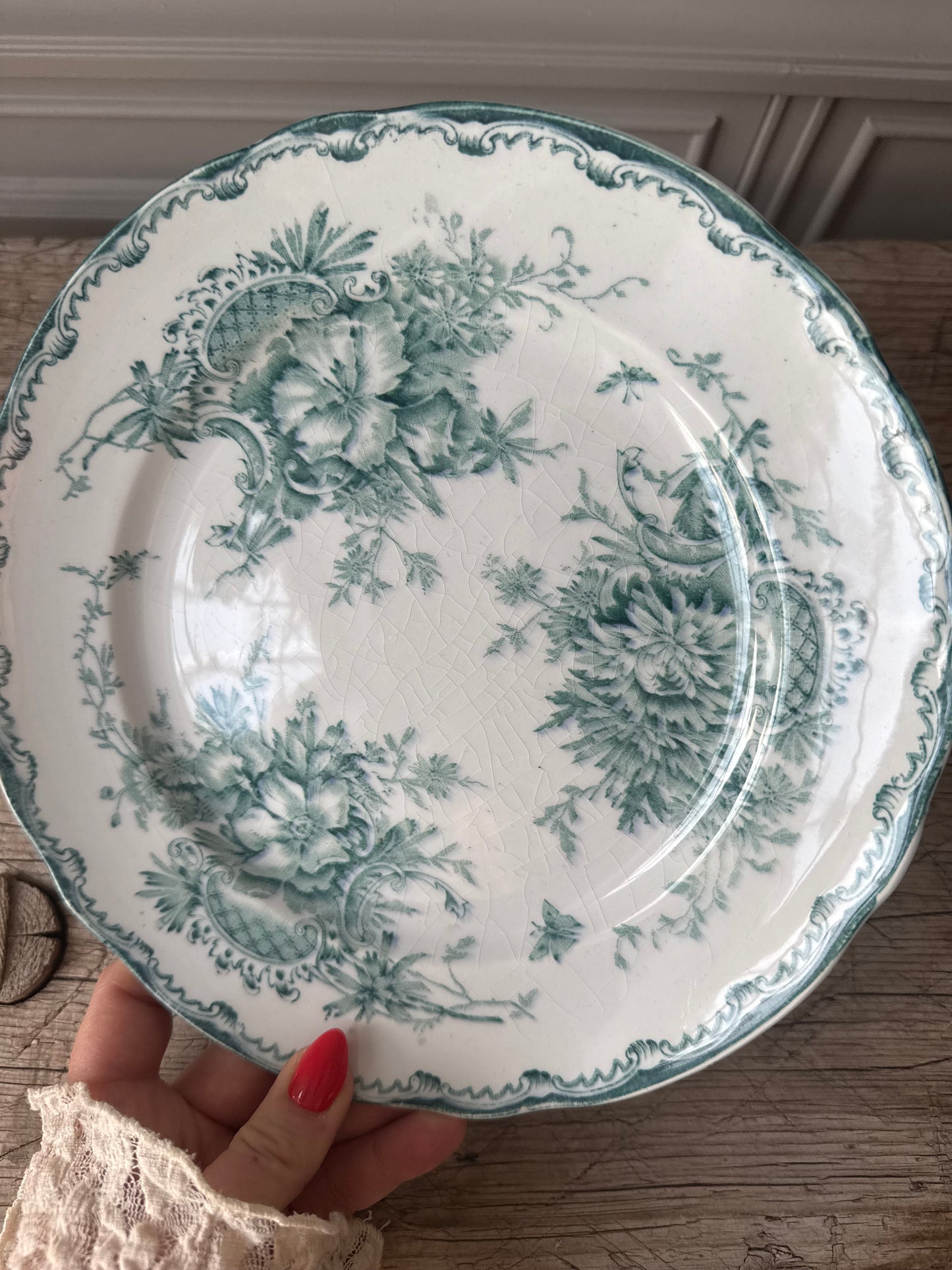 Mattallrik grön ANNA GÖTEBORG