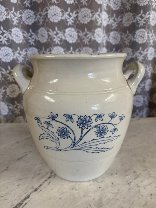 Gustavsberg stenmassa stor antik ytterkruka, sent 1800-tal