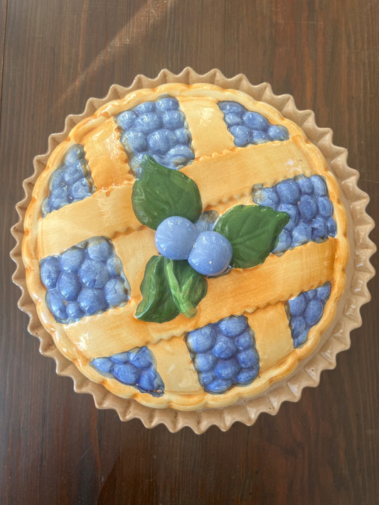 Pajform blåbär i ljusblått