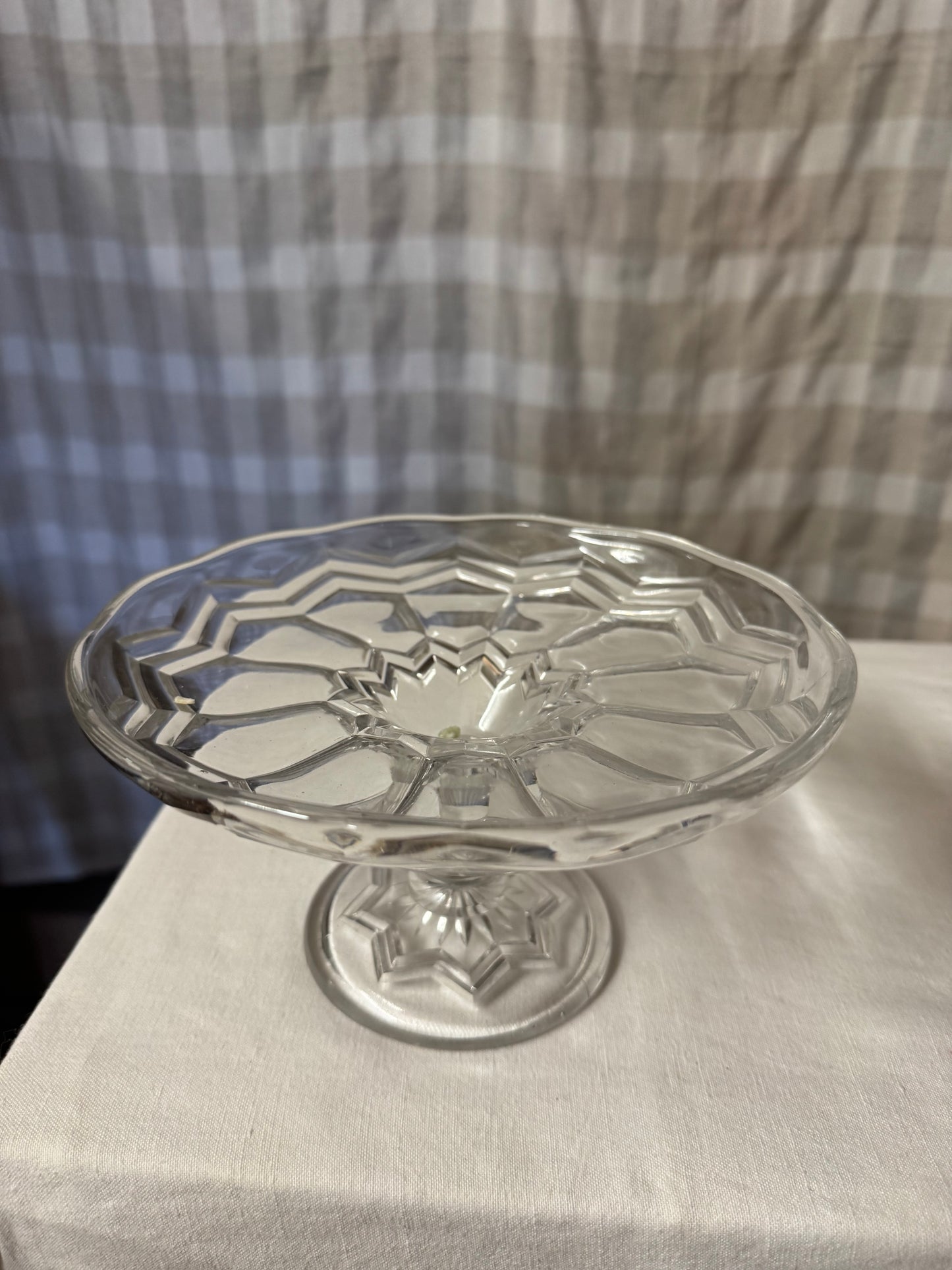 Kakfat på fot i glas