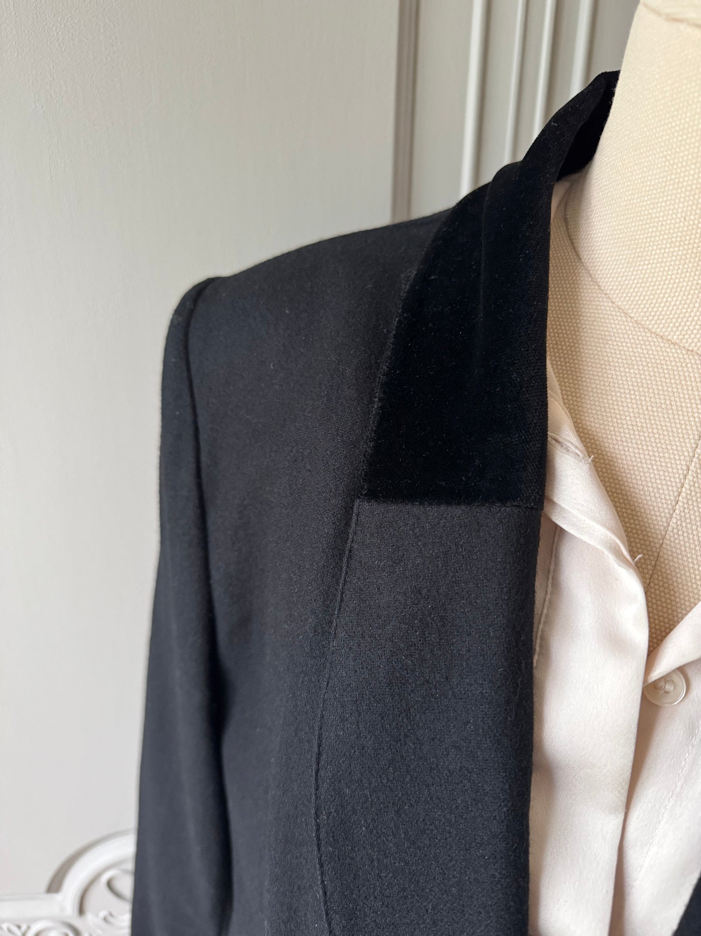 Svart kavaj - vintage Italien