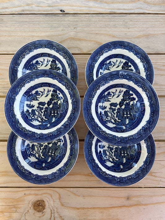 6st frukostskålar Willow