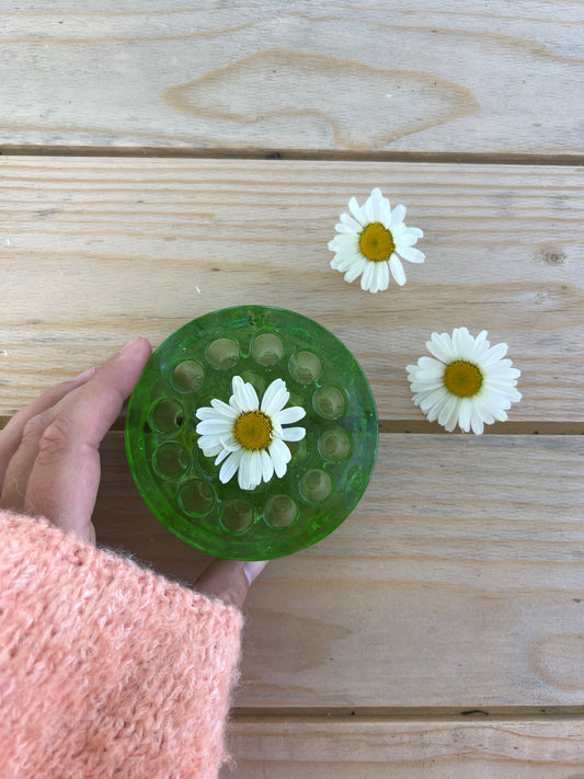 Blomsterfakir i grönt