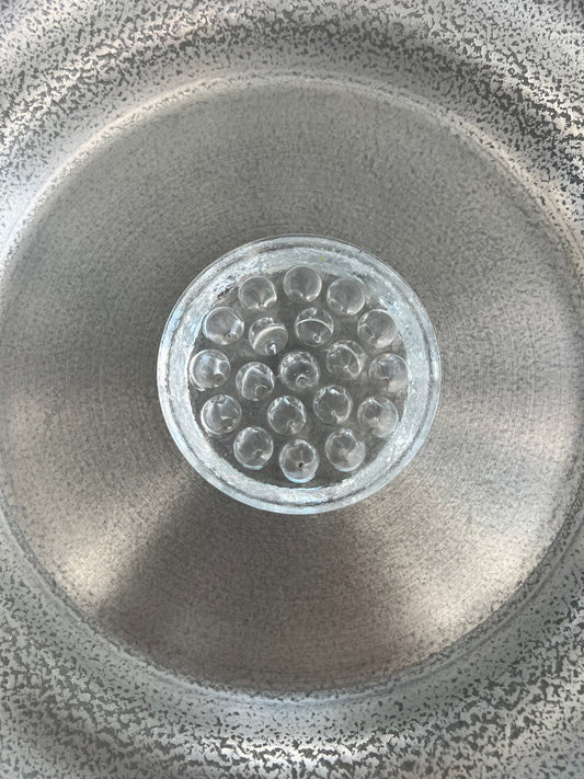 Större blomsterfakir Ikebana i glas