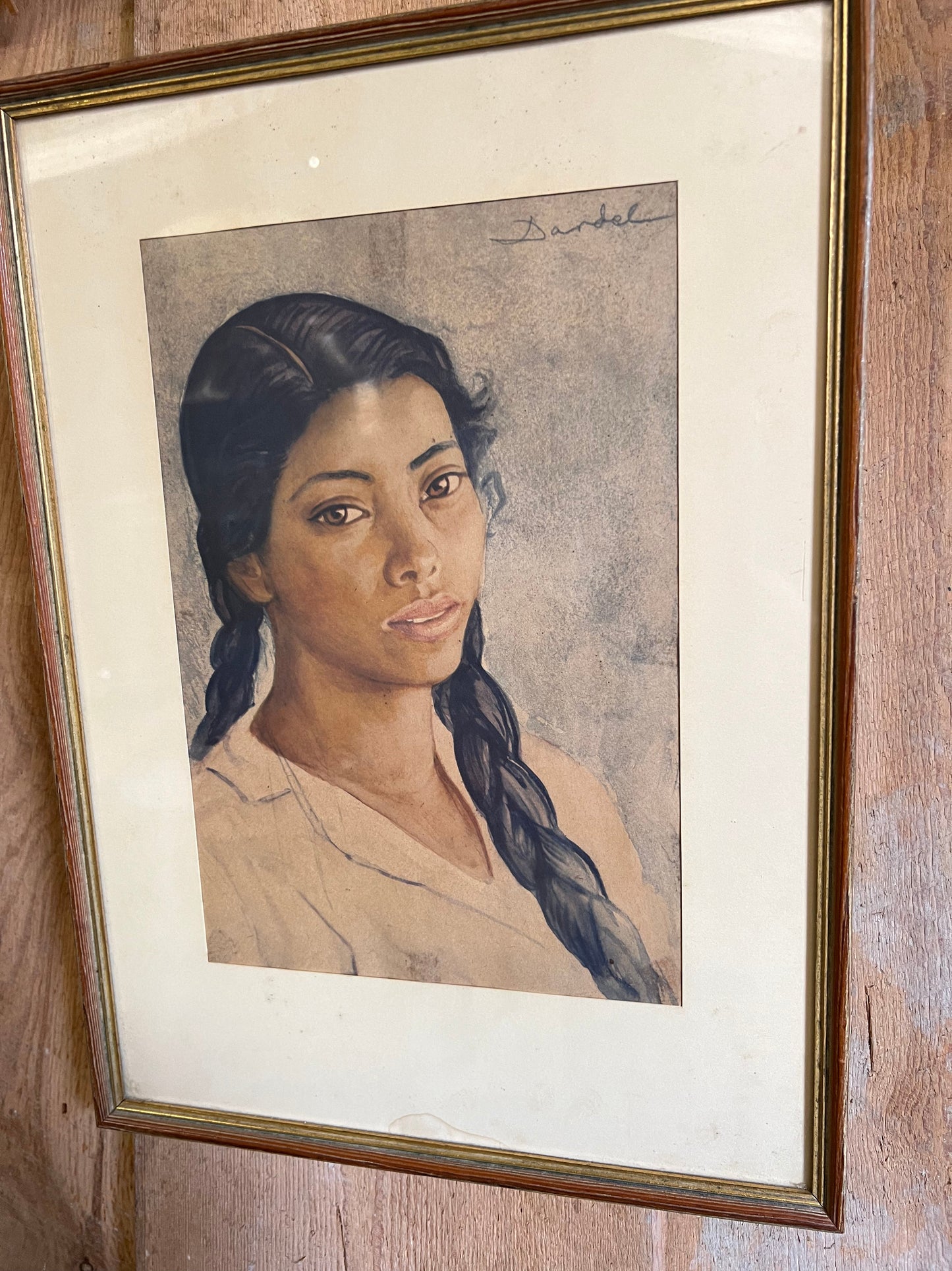 Nils Dardel tavla med vackert motiv och träram