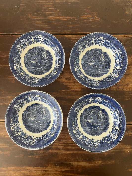 4st frukostskålar ”Avon cottage”