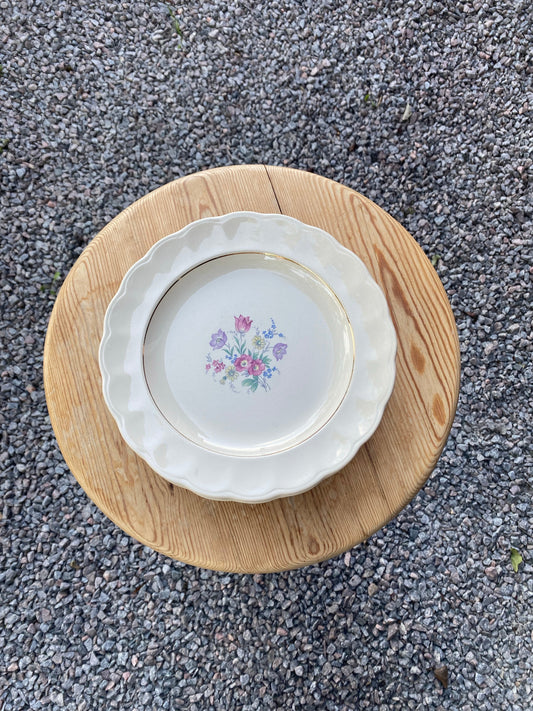 Blomstertallrik - Gustavsberg GUN