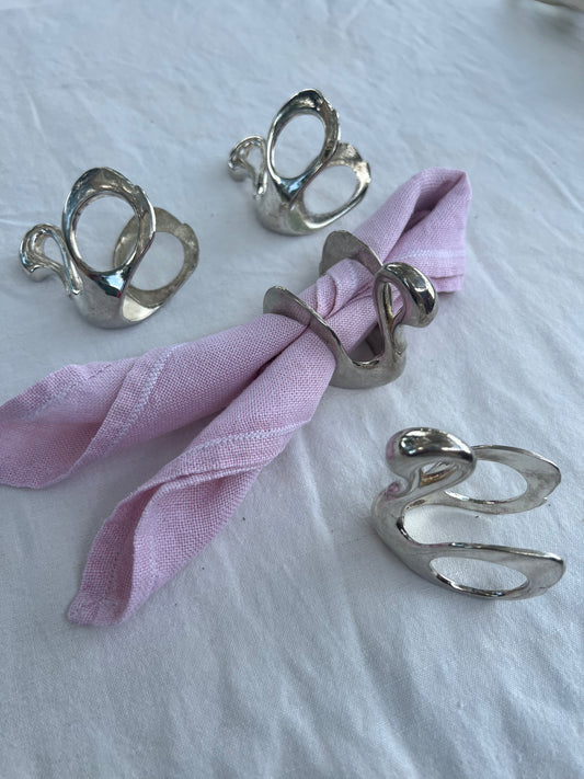 4st servettringar svan