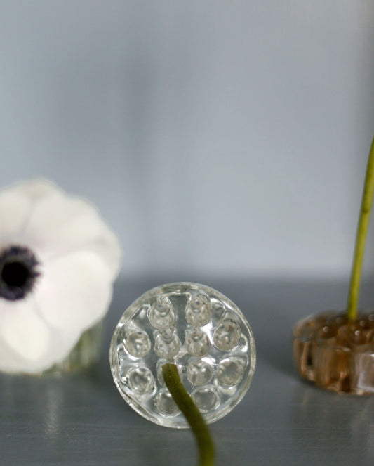 Blomsterfakir i klarglas - Ikebana