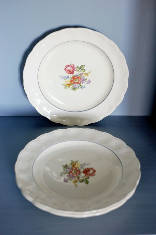 2st blommiga tallrikar - GUSTAFSBERG ROSE MARIE