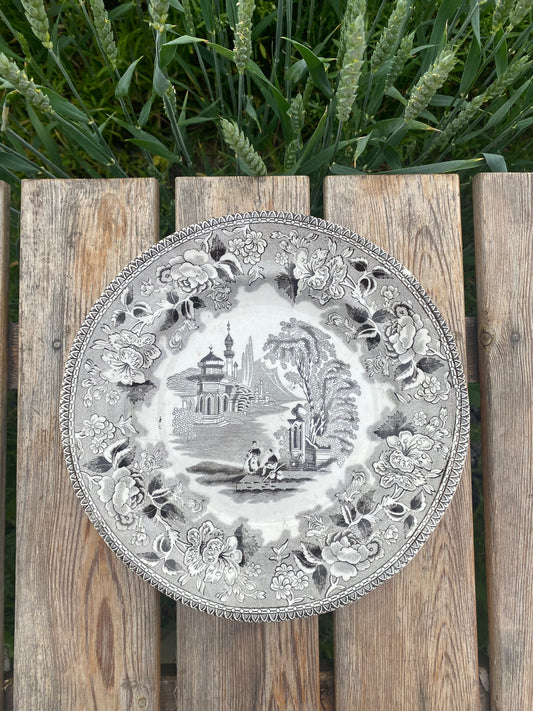 Tallrik i svartvitt - Bosthobus J Marshall