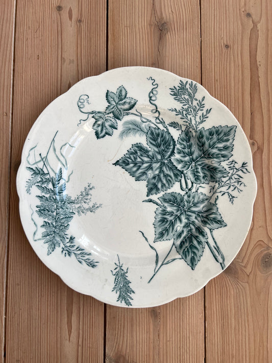 Tallrik i grönvitt - Vineta Rörstrand