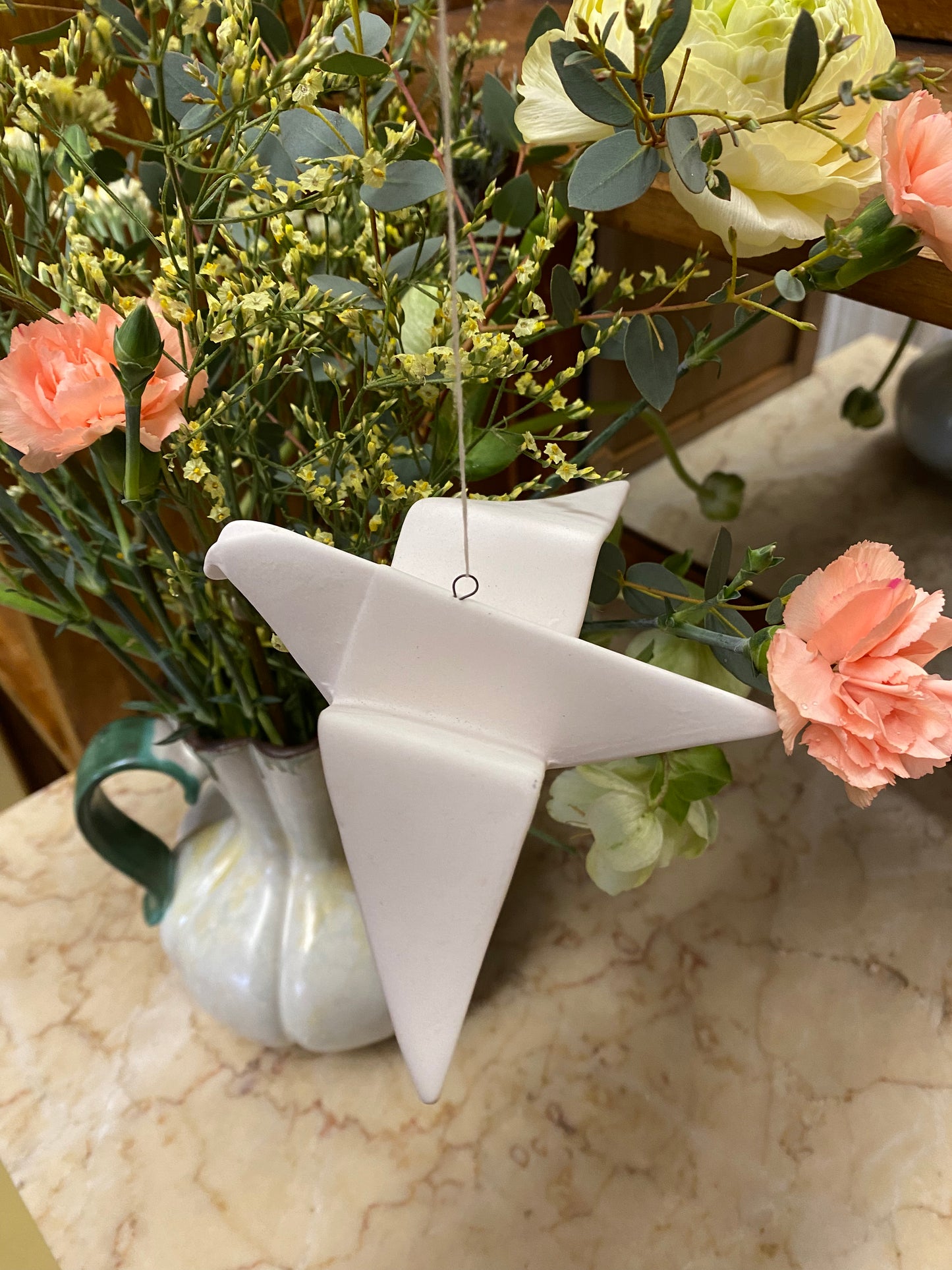 Fågel i keramik - origami
