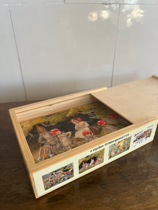 Pussel 4 i 1 - Tomtebobarnen