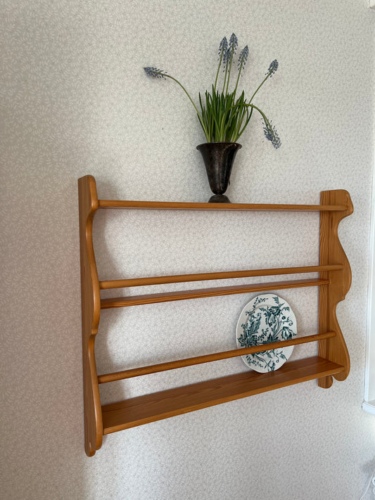 Stor trären tallrikshylla