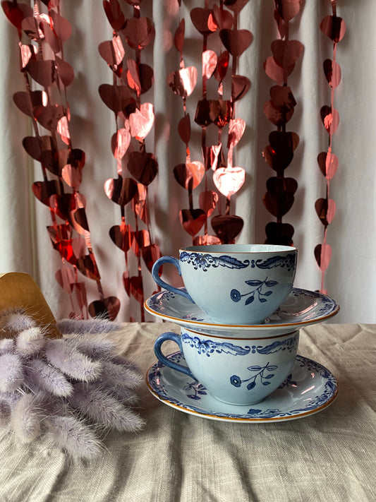 Paret kaffekoppar - Rörstrand Ostindia