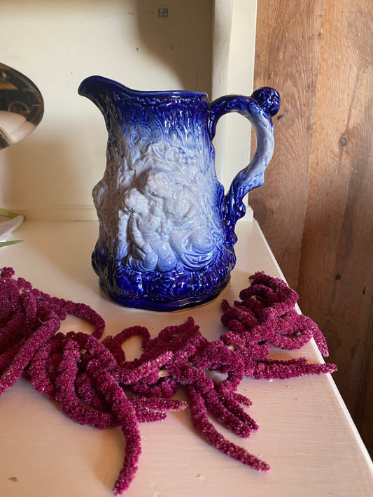 Vackraste kannan i blåvitt - Burleigh