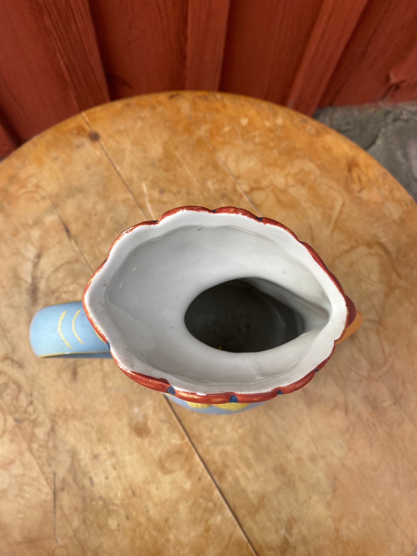 Kanna i keramik tupp