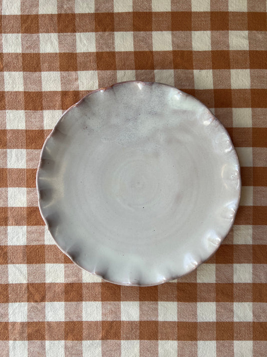 Uppläggningsfat med vågad kant - Ekeby