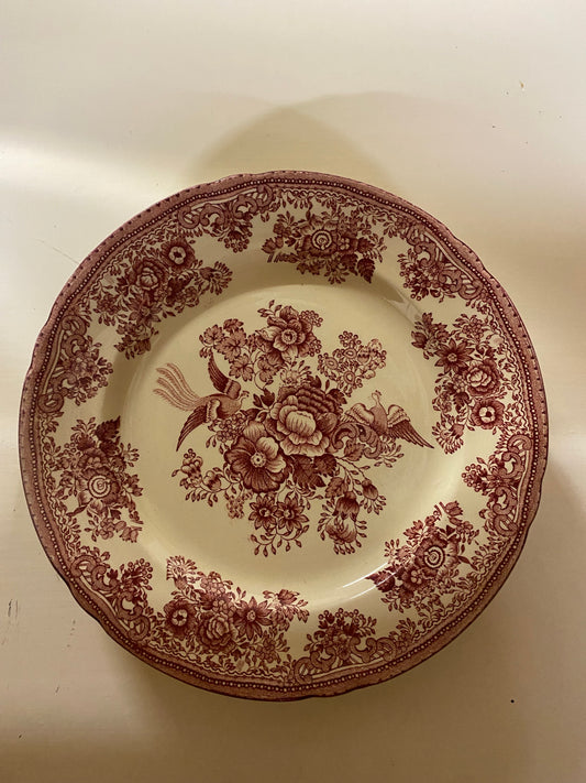 Röd Fasan ~ flat tallrik Old Gustafsberg