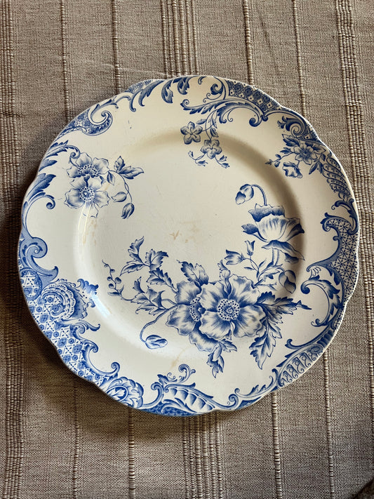 Blåvit mattallrik - Hildur Rörstrand