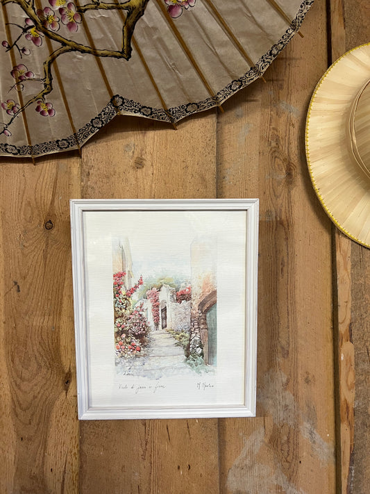 Tavla - blomstergränd