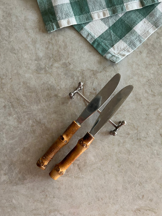 2st ostknivar i bambu