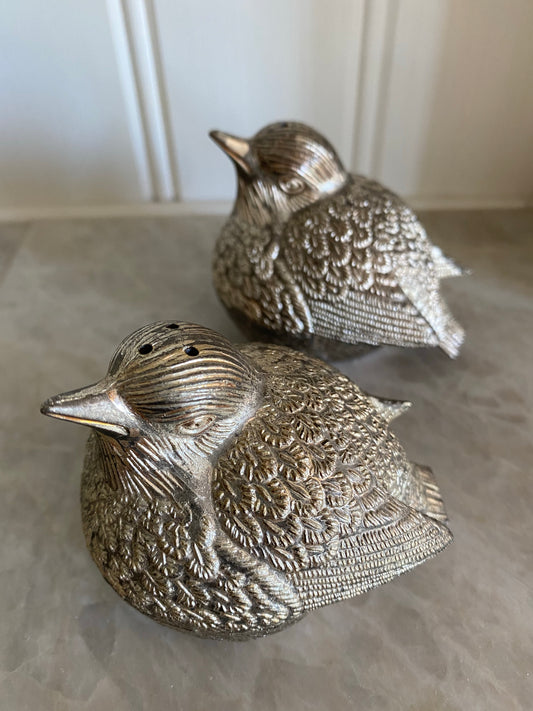 Salt & peppar - fåglar i silver