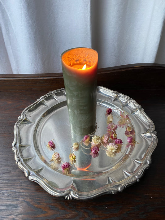 Stor bricka i nysilver