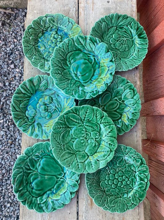 8 st otroliga gröna fat med frukt