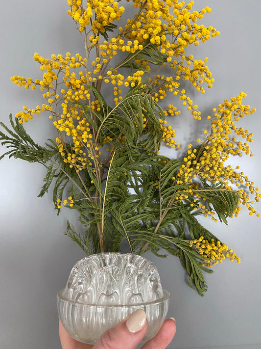 Stor blomsterfakir i glas - ”Ikebana” 19 hål