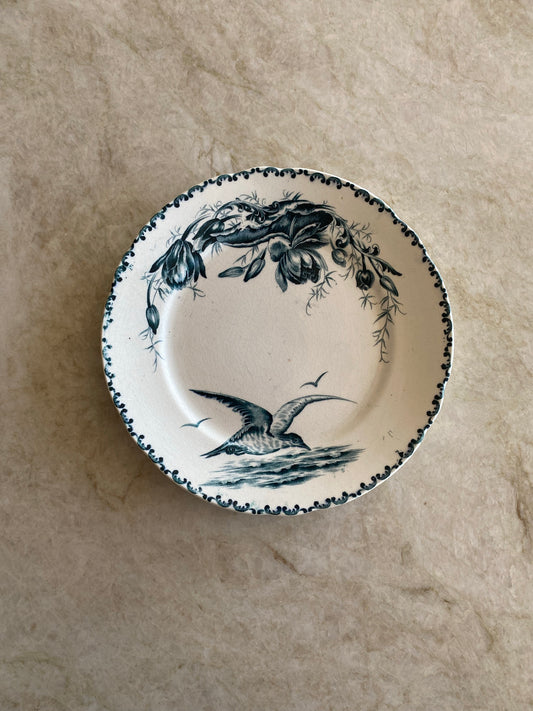 Assiett i grönvitt - Göteborg porslinsfabrik TÄRNA ORIGINAL