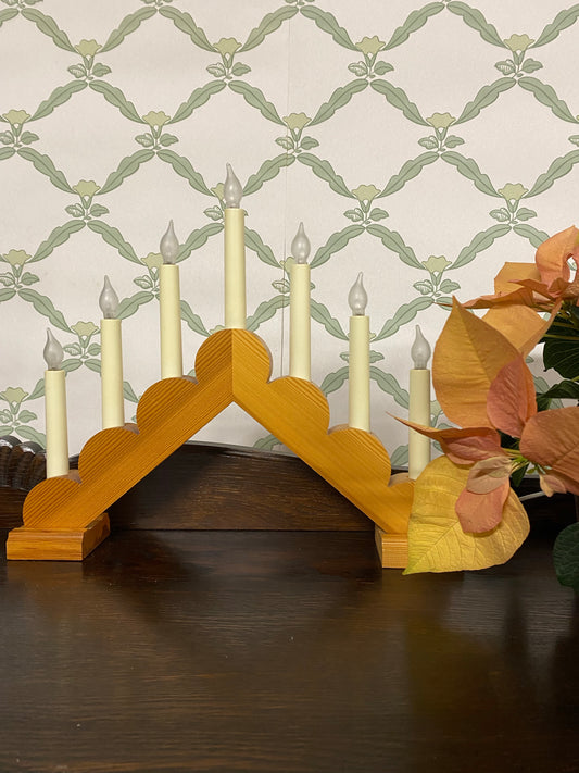 Adventsljusstake ~ trä