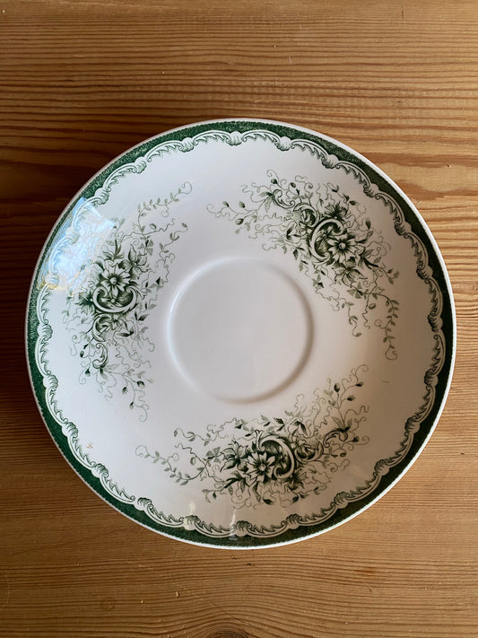 Assiett / större fat till tekopp - Grön Anna