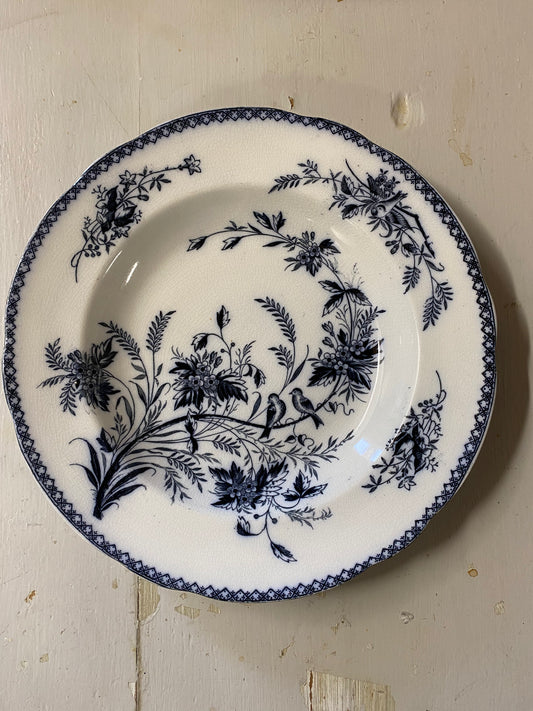 Blåvit djup tallrik - GÖTEBORG Gustafsberg