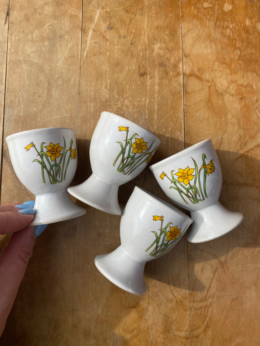 4st äggkoppar - påsklilja