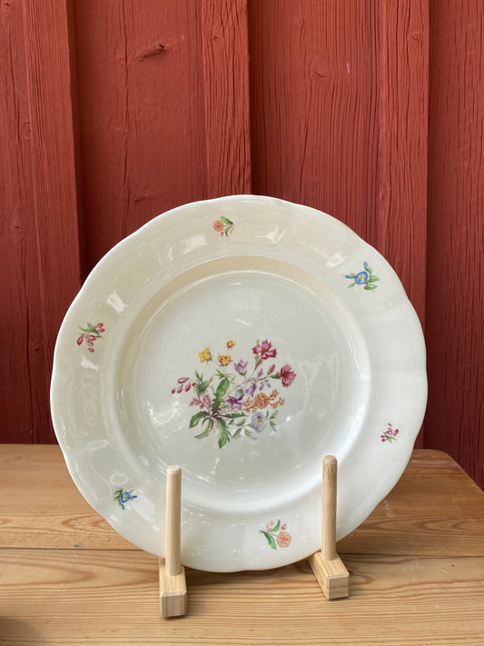 Blommig tallrik - Rörstrand EVA