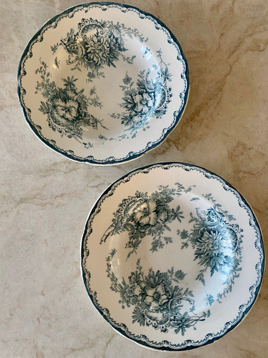 Paret vackra mattallrikar i grönt - ANNA RÖRSTRAND