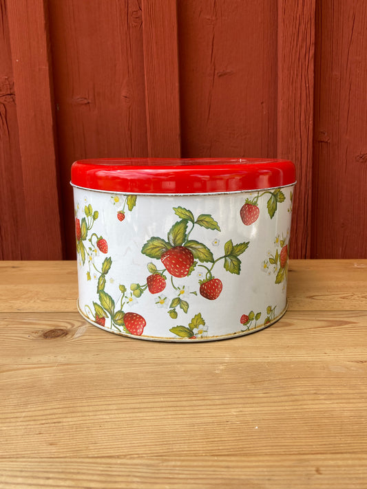 Plåtburk jordgubbar