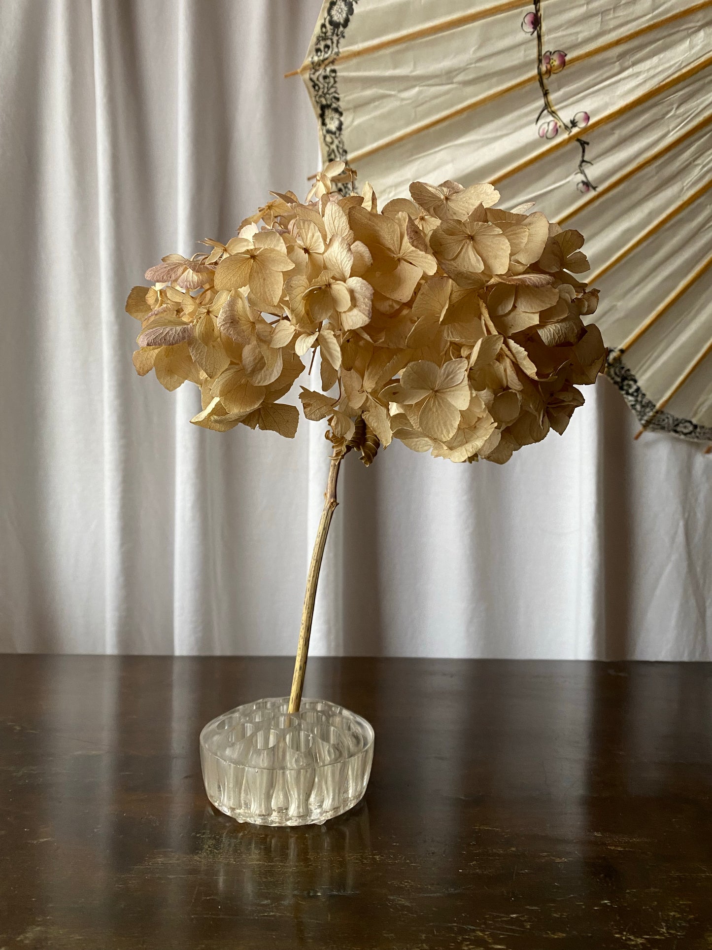Blomsterfakir i klarglas - Ikebana