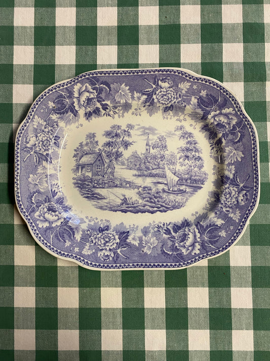 Uppläggningsfat i lila